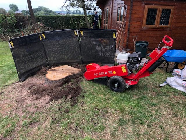 Stump grinding: Swipe To View More Images